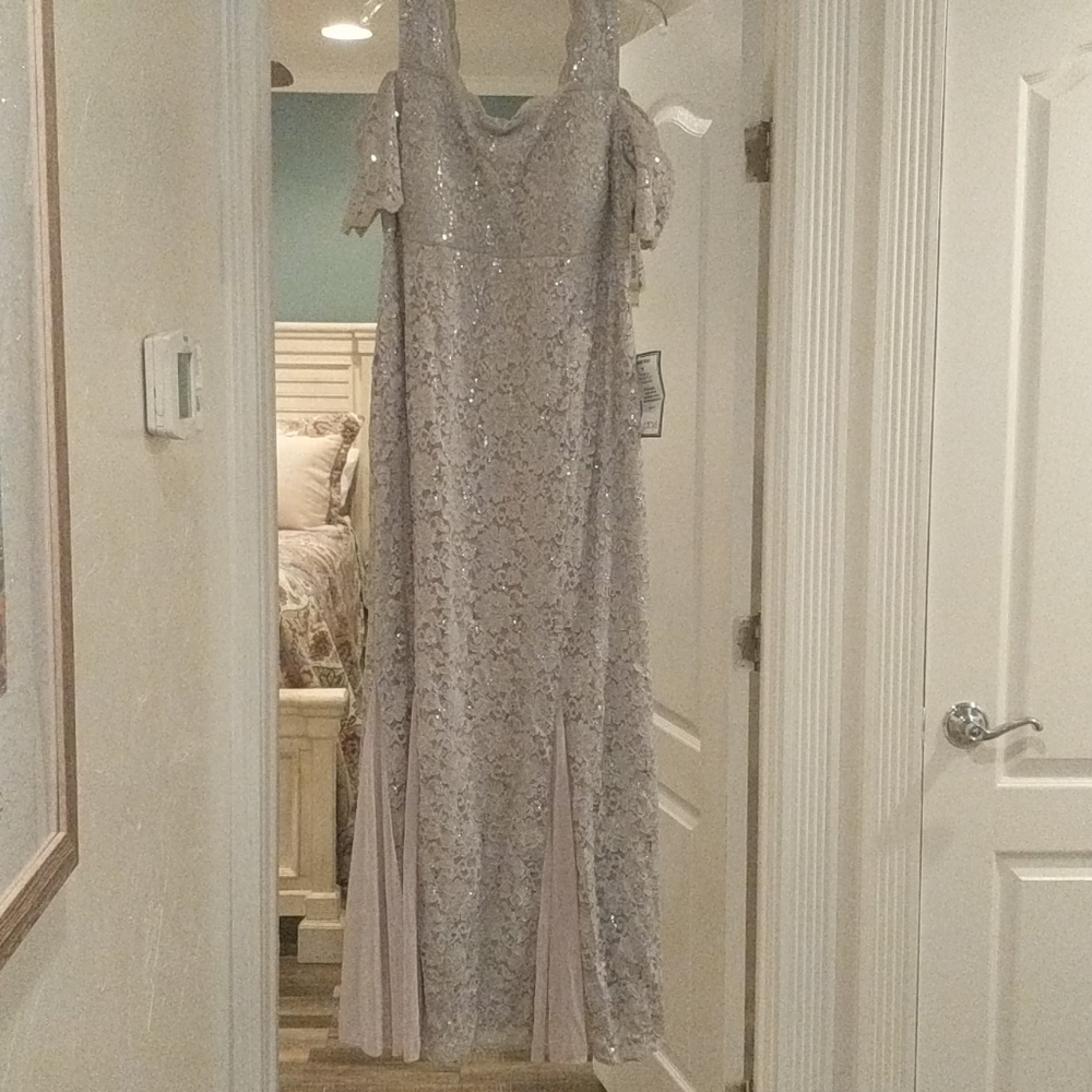 Champagne & Lace Wedding dress